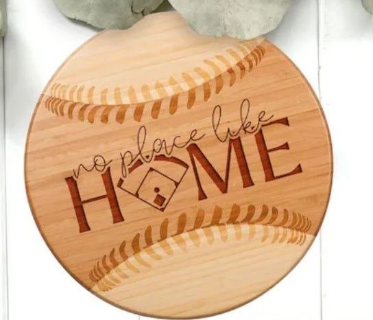 Baseball cheese board