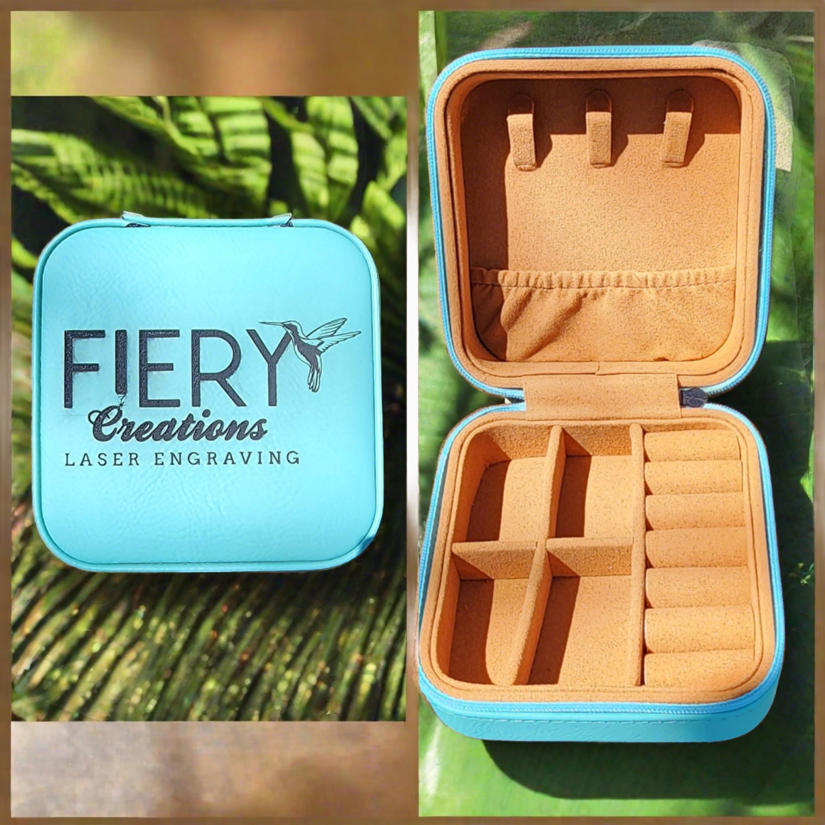 custom leatherette jewelry box