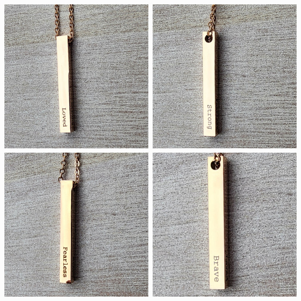 custom engraved necklaces