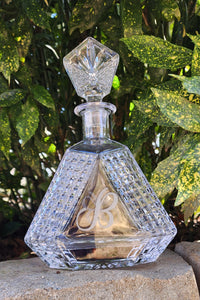 Triangle Whiskey Decanter
