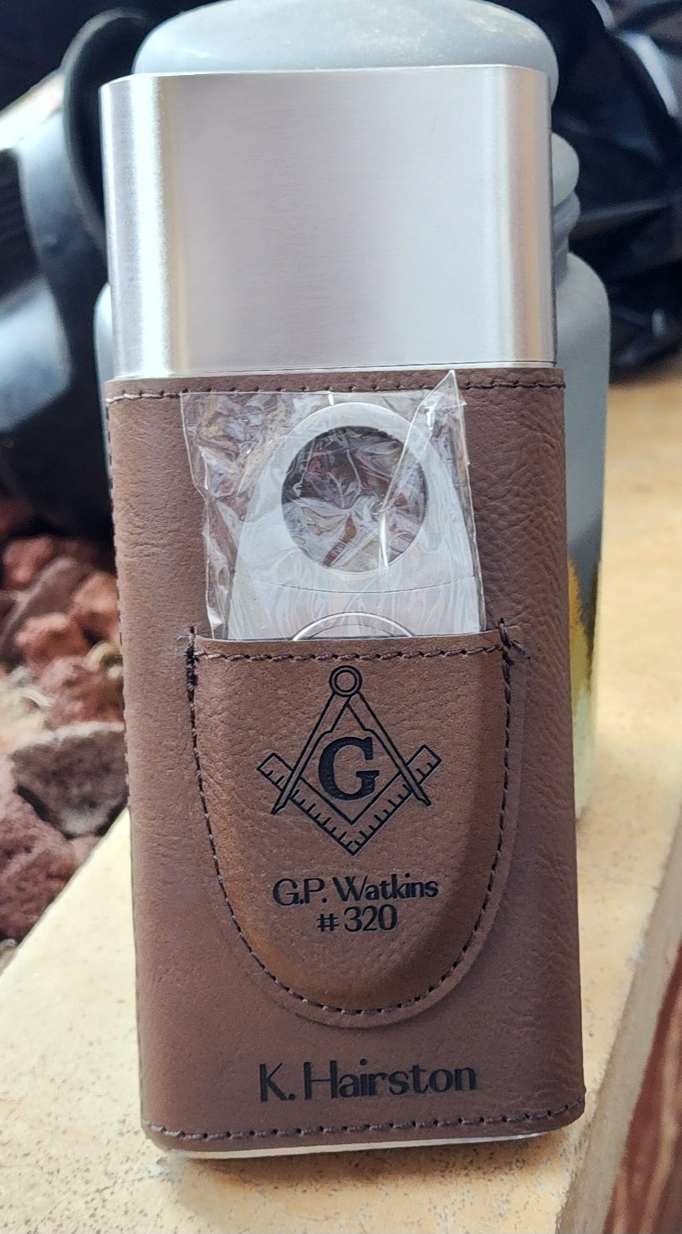 Cigar Case with Cutter