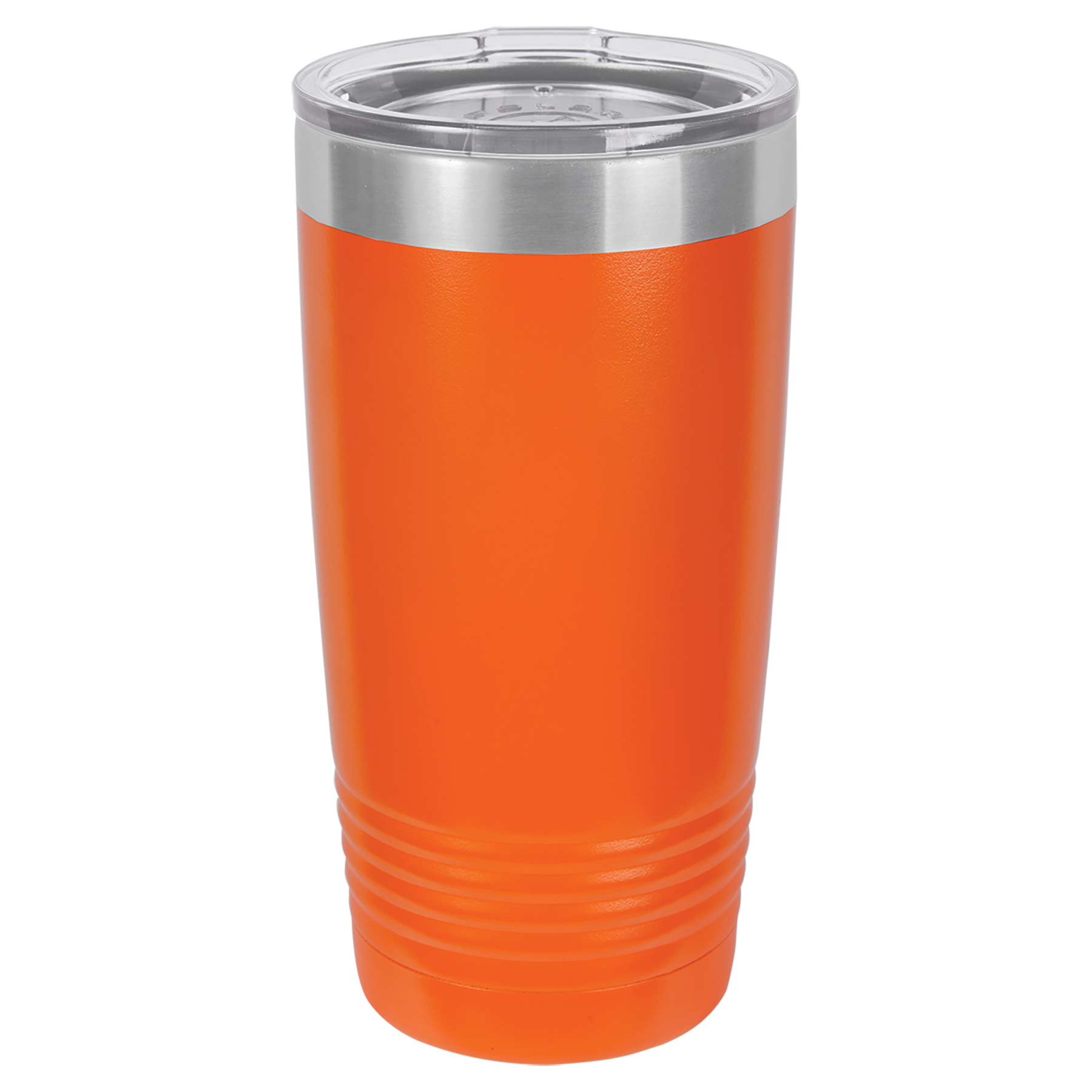Orange insulated tumbler