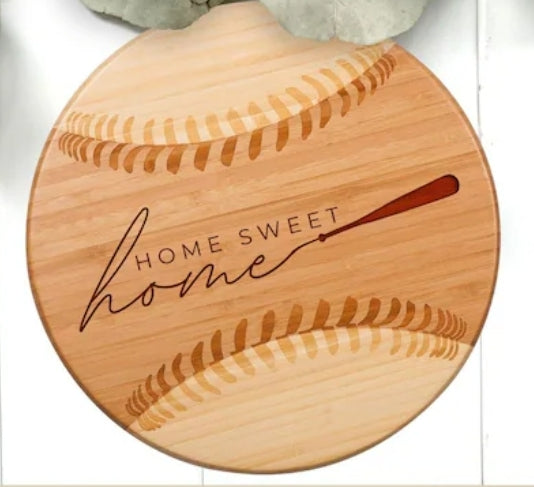 Baseball cheese board