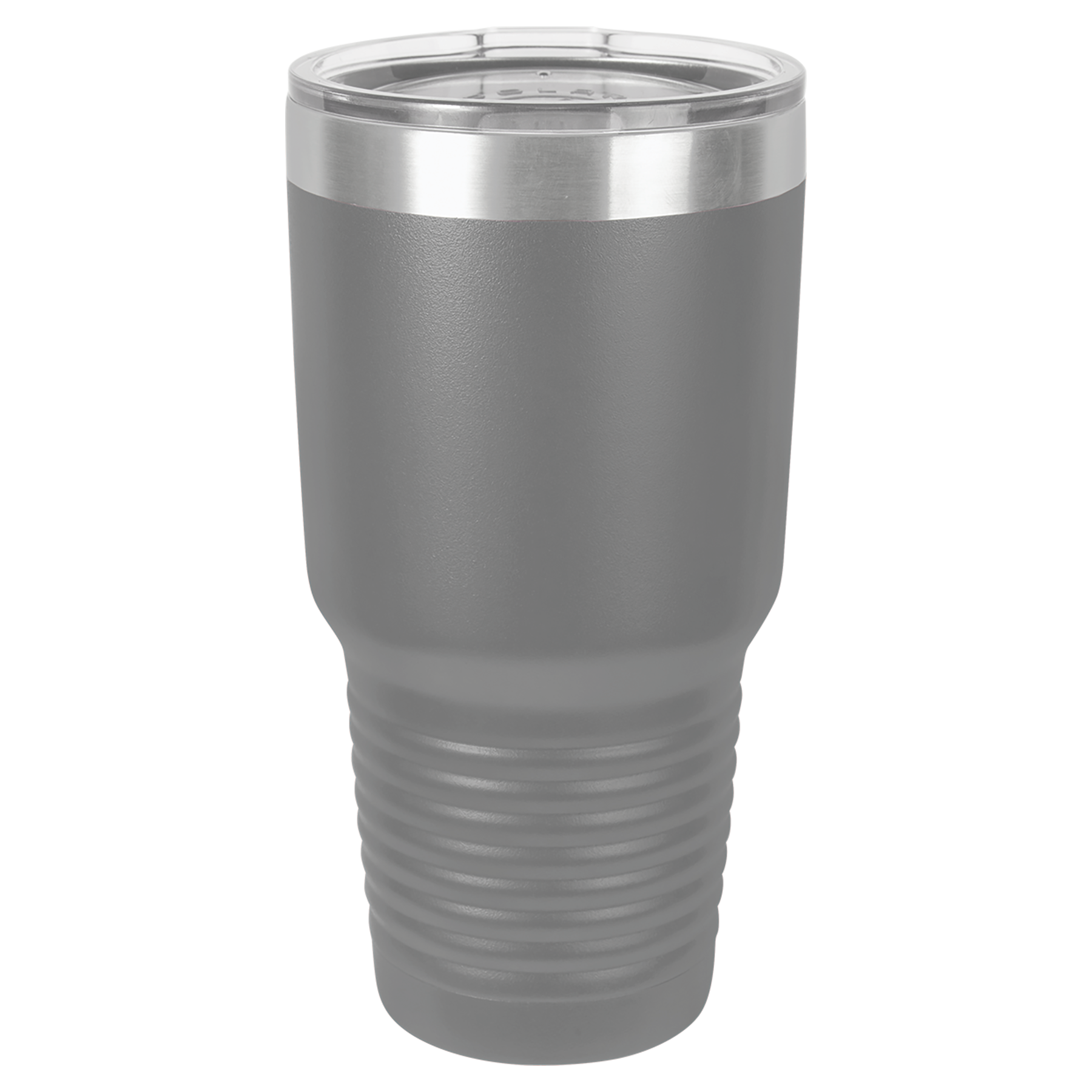 Dark gray tumbler