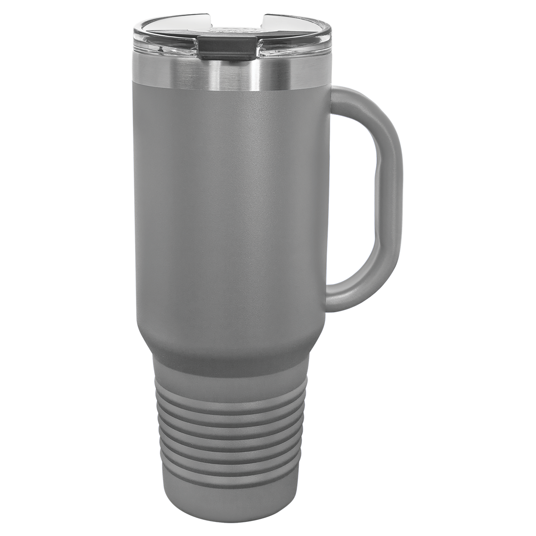 Dark grey travel mug