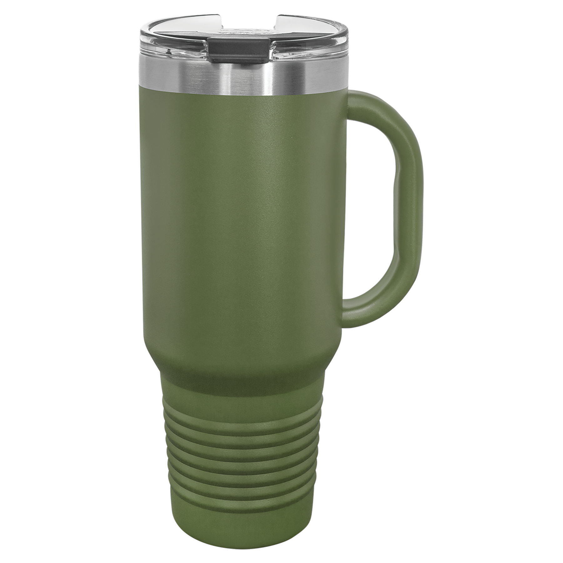 Olive green travel mug